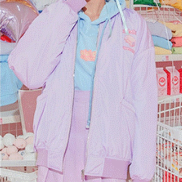 [chuu] aiaichuu. Delivery Girl Bomber Jacket - Picture 4 of 4